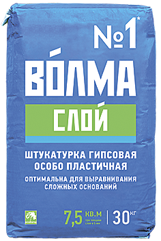 ВОЛМА-СЛОЙ штукатурная смесь  30кг ВС30